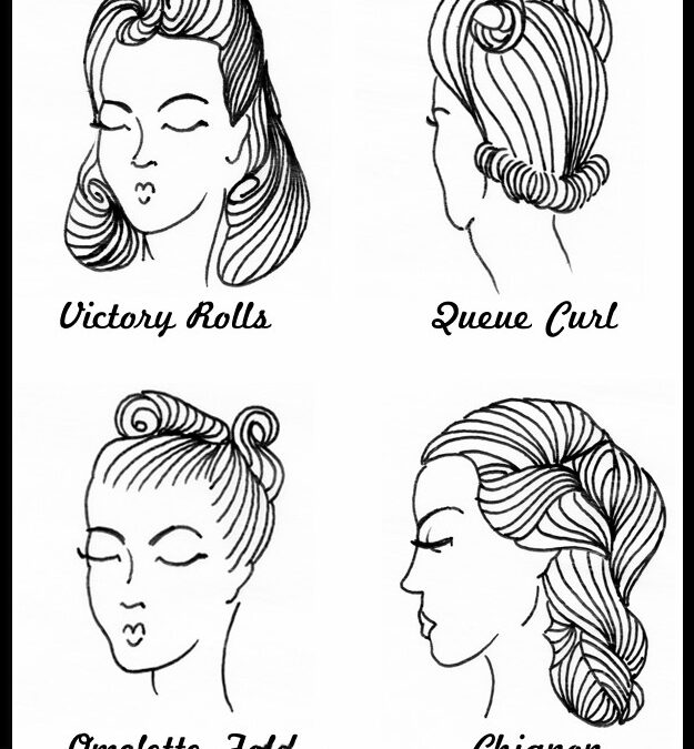COSTUME DETAILS FOR WRITERS–1940s HAIRDOS